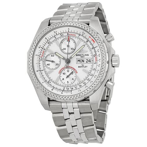 breitling bentley gt white dial|breitling bentley watches price list.